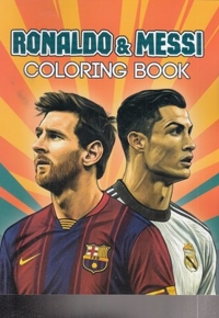 رنگ آمیزی بزرگسال رونالدو و مسی Ronaldo&Messi